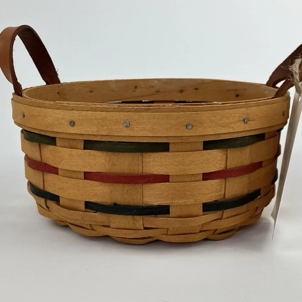 Longaberger Woven Traditions Button Basket Set 7
